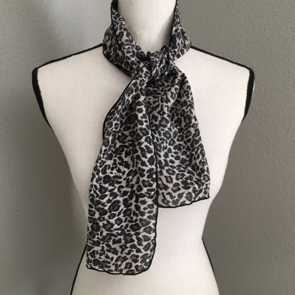 Animal Print Neck Scarf